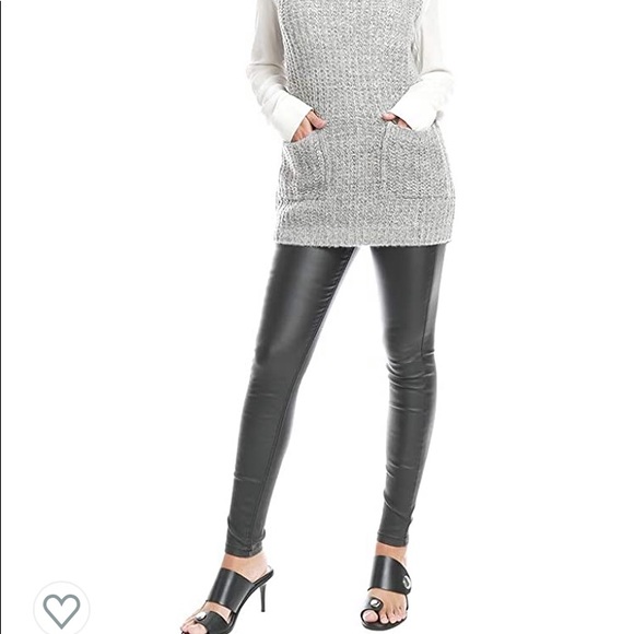 Sneak Peek Pants - Sneak Peak Pleather Pants